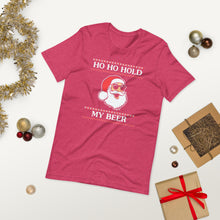 Load image into Gallery viewer, Santa Beer T-shirt