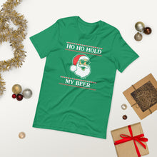 Load image into Gallery viewer, Santa Beer T-shirt