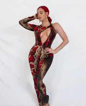 Load image into Gallery viewer, SLITHER ONE SHOULDER JUMPSUIT
